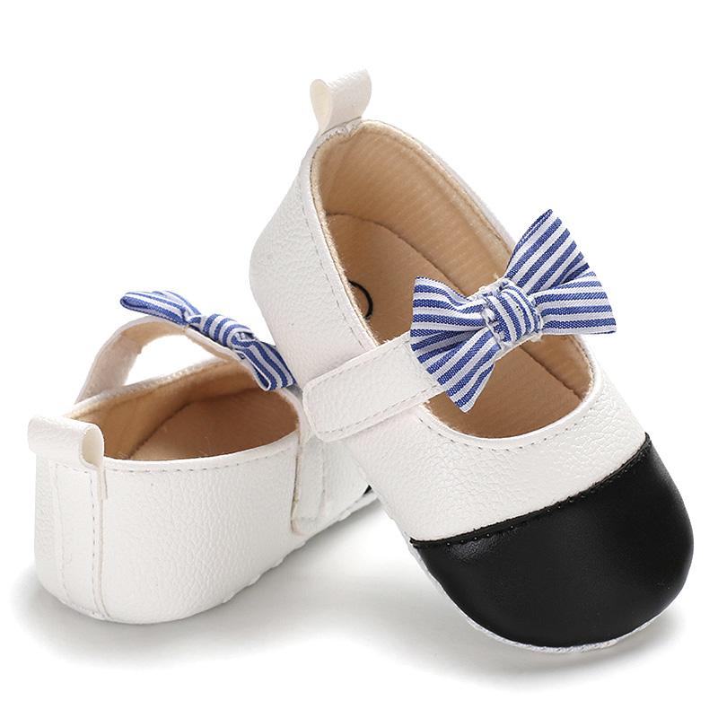 

First Walkers 2021 Selling Baby Shoes Patchwork Leather Girls Walker Crib Casual Soft Bottom Sole