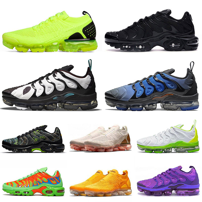 

2022 Tn Plus Size US 13 Running Shoes Run Tns Mens Womens All Black Griffey Reflective Grey Purple White Blue Green Trainers Designer Outdoor Sports Sneakers EUR 36-47, A3 volt 40-47 grey symbol