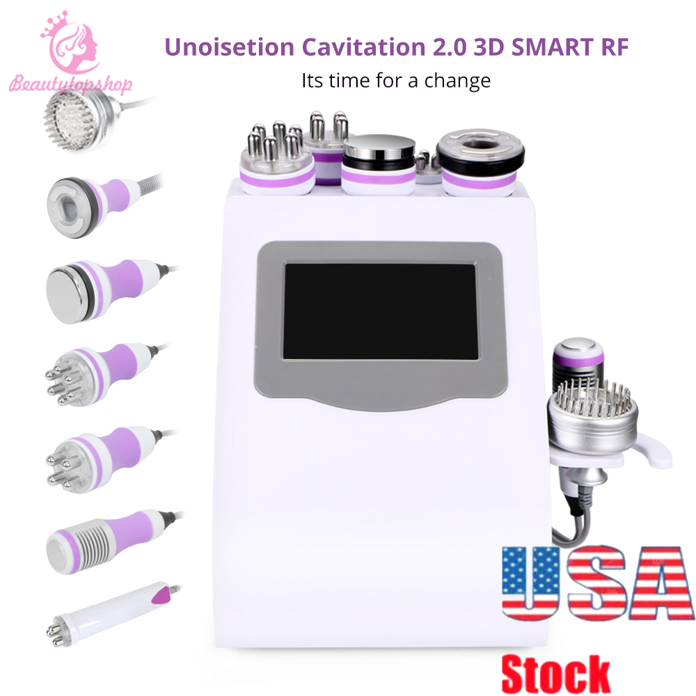 Spa Vacuum RF 40K Body Slimming Cavitation Ultrasonic Photon Microcurrent Face Lifting 8 in1 Beauty Machine