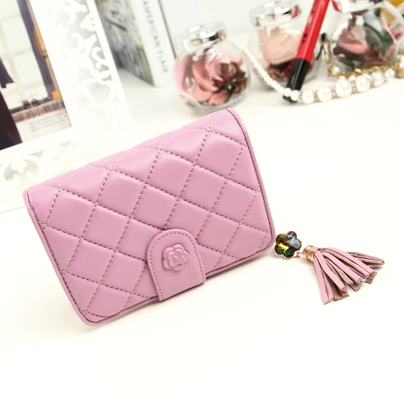 

Leather Checkbook Wallets Case for Women Credit Card Slots Clutch Womens Coin Purse with ID Window, Red