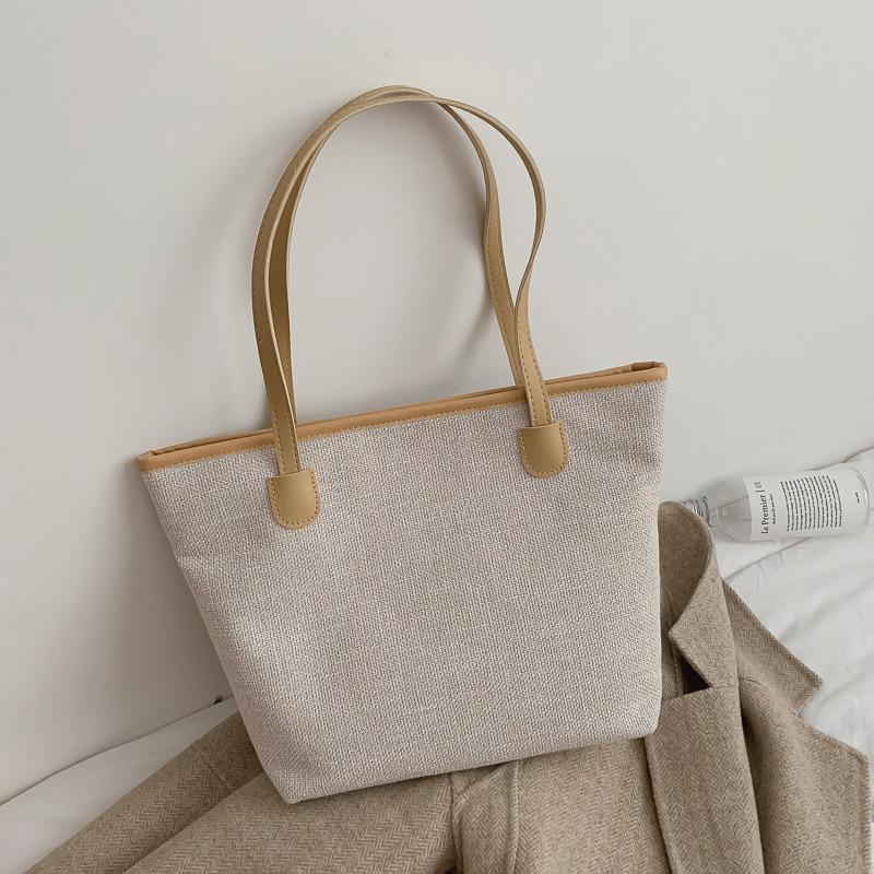 

Evening Bags Women's Bag Large Fashion Simple Single Shoulder Leisure Handbag Extra, White