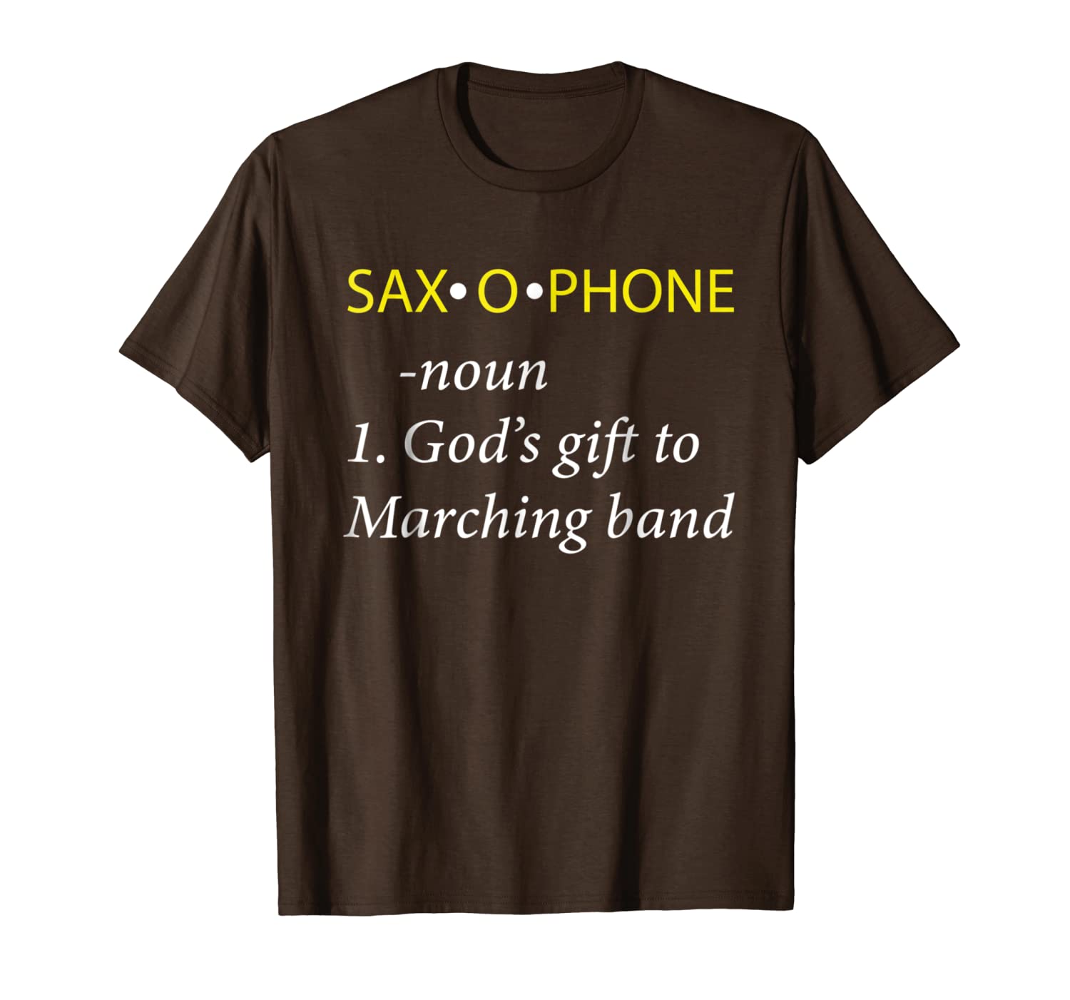 

funny saxophone player shirt saxophone definition tshirt, White;black