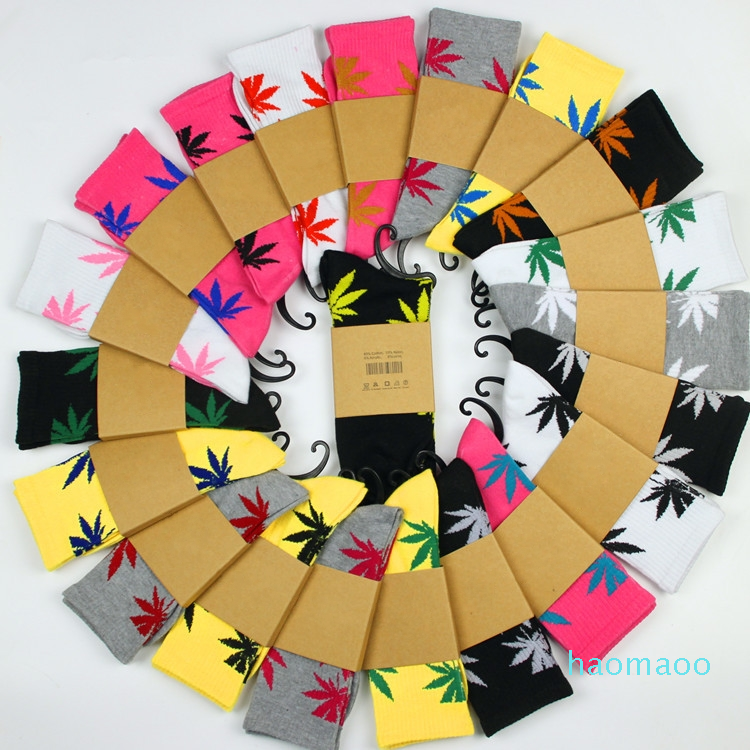 

Designer-33Colors christmas plantlife socks for men women high quality cotton socks skateboard hiphop maple leaf sport socks wholesale, Multi
