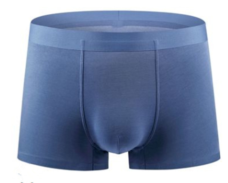

L-XXXXL 6-color Ice silk men's boxer underpants middle waist seamless casual ultra thin breathable pants, Red