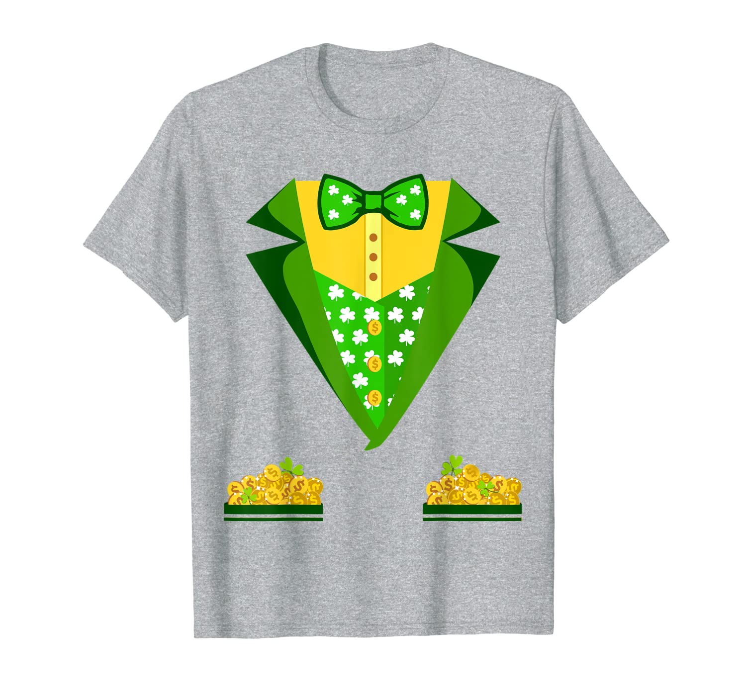 Toddler Boys Irish Tuxedo Bow-Tie Leprechaun Costume T-Shirt-image-702194774