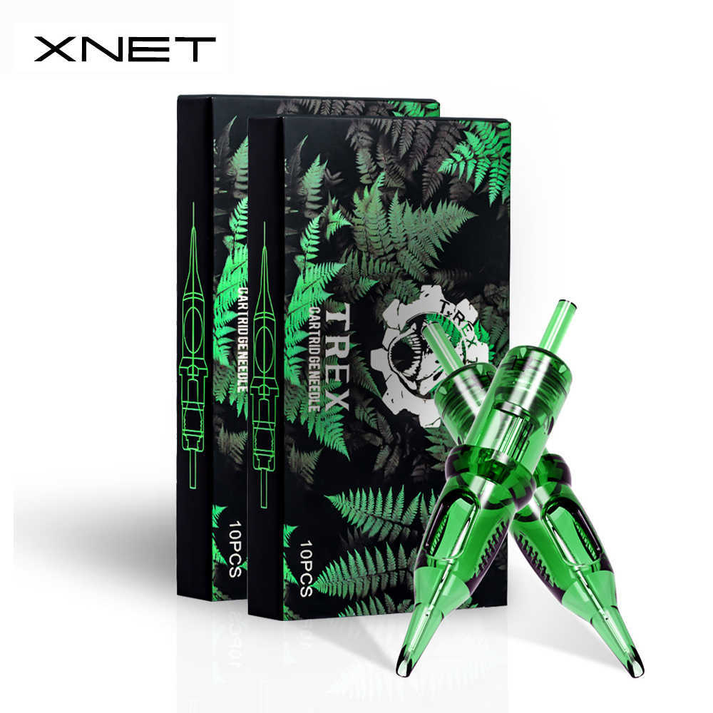 

XNET Trex Tattoo Cartridge Needles 20pcs 1RL 3RL 1RM 5RM Disposable Sterilized Safety Tattoo Needle for Cartridge Machines Grips 210608