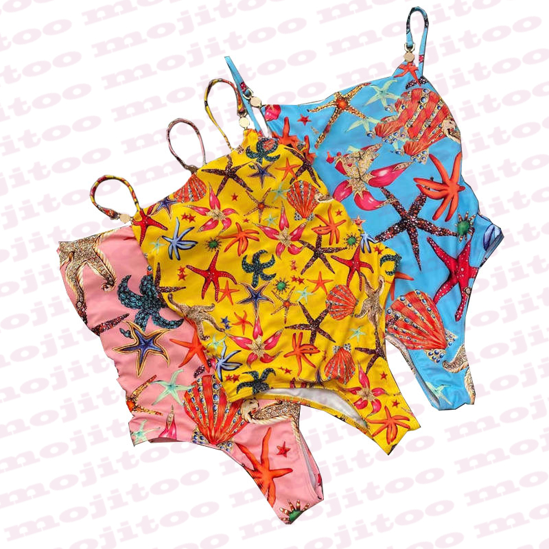 

Designers Printed Womens Swimsuit Onesies With Chest Padded Textile Shoulder Bikinis Women Swimwear Summer, Please contact me to look real pics