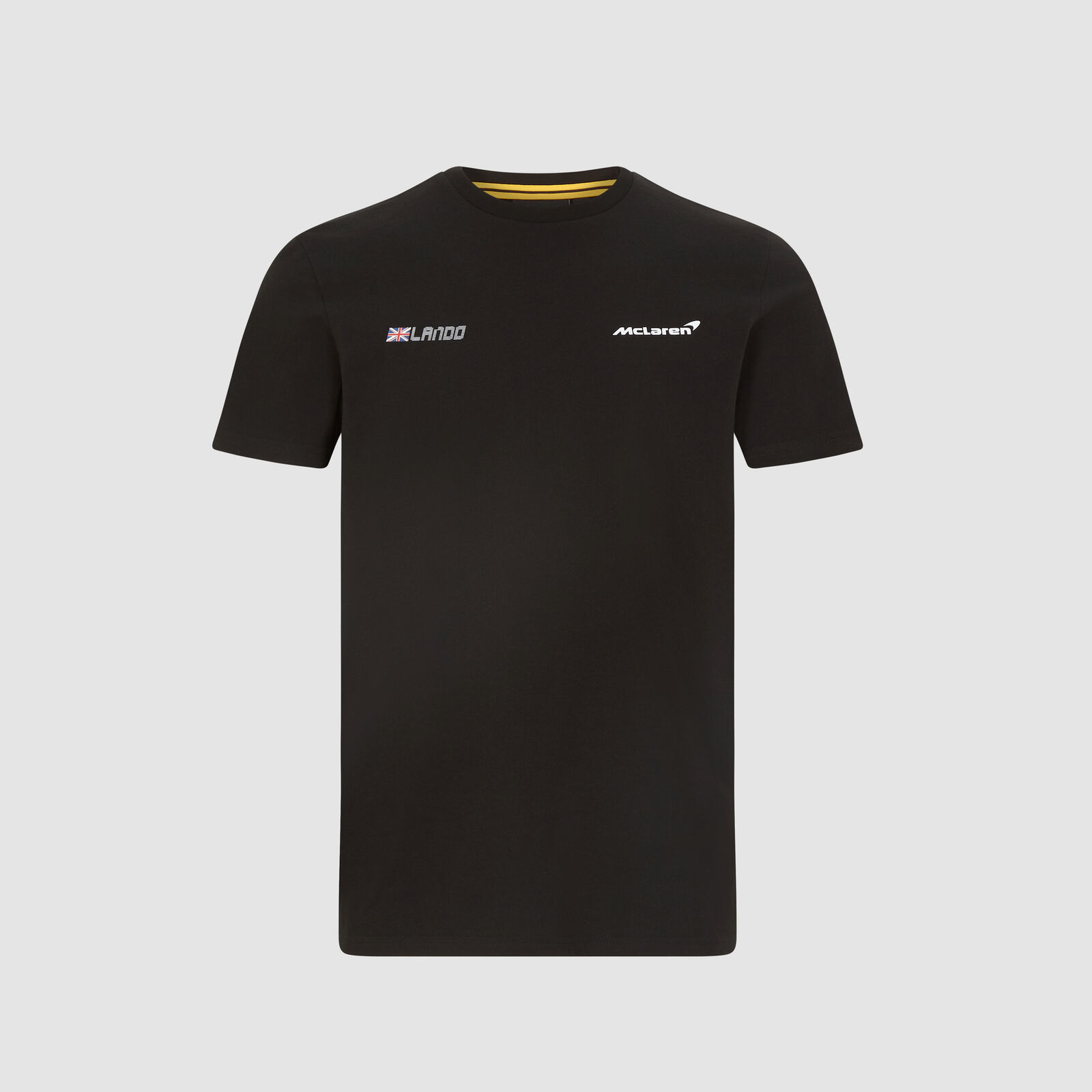

Mclaren F1 Norris 4 Black Round Collar Short Sleeve T-shirt