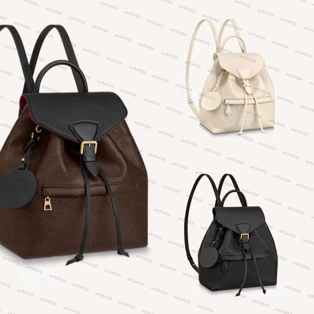

High Quality designer luxury Backpacks MON0GRAM Handbag Shouler Bag Shoulder Bags school Genuine Leather Letter Embossing SPERONE Zipper Travelling Backpack, Mon0gram brown