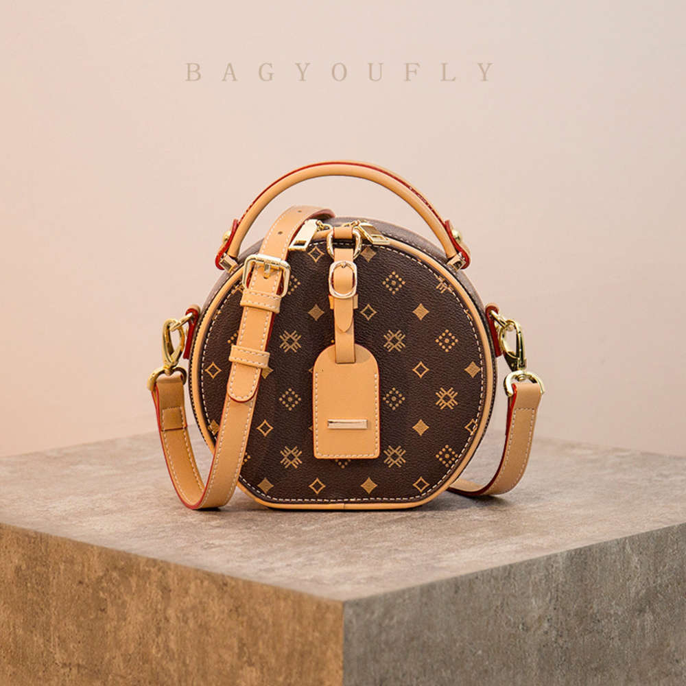 

HBP Fashion Women's bag 2021 new fashion small round versatile messenger, Khaki