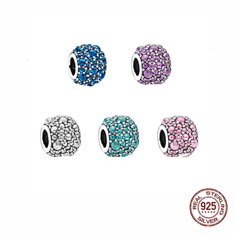 

Other 925 Sterling Silver Colorful Beads DIY Fine Fit Original Charm Bracelet Jewelry