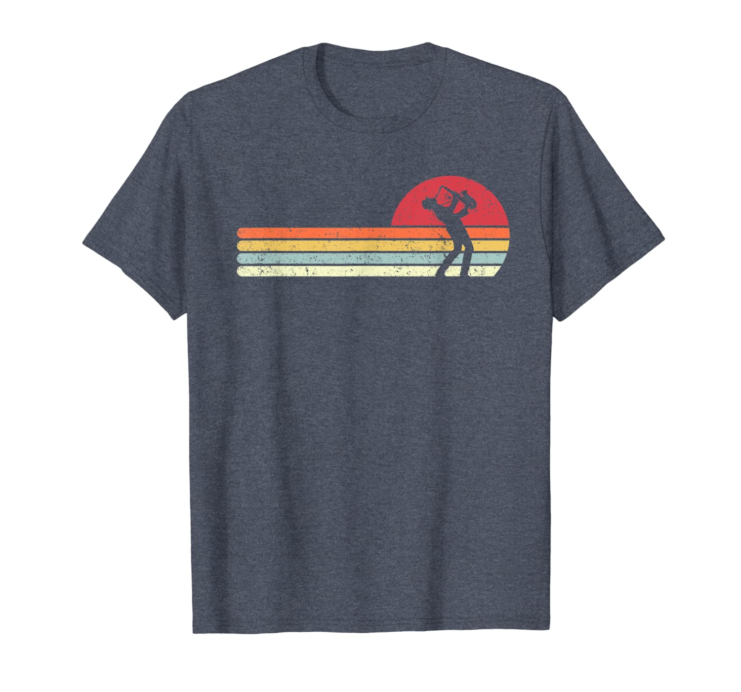 

saxophone shirt. retro style t-shirt for saxophonist, White;black