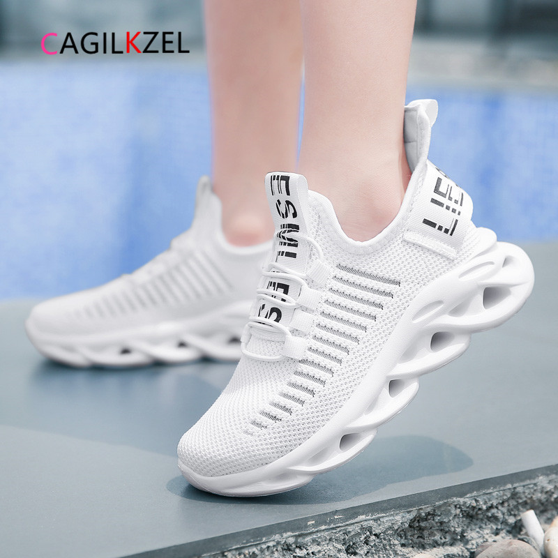 

CAGILKZEL 2021 New Summer Children Sports Shoes For Boys Sneakers Girls Shoes Child Trainers Casual Breathable Mesh Kids shoes, Black