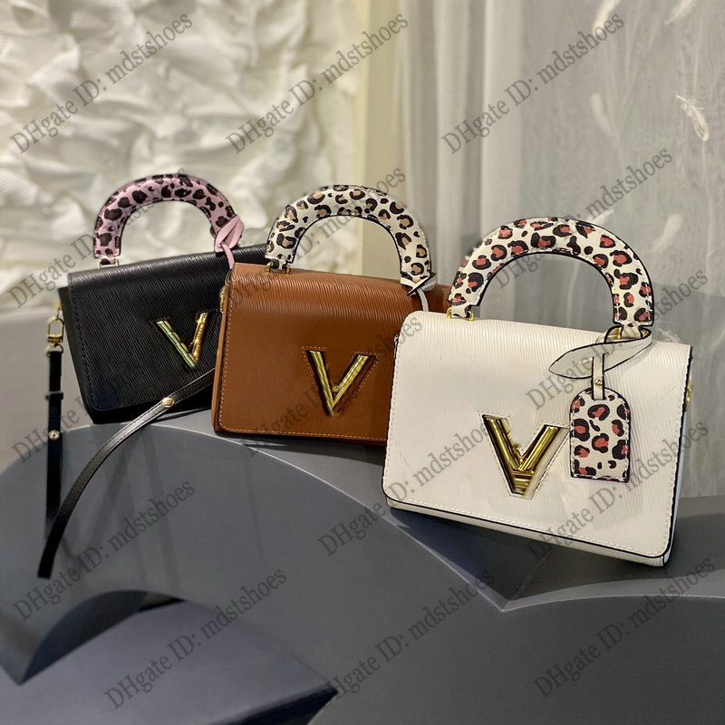

Twist Mm 2021 Wild at Heart Capsule series Bag Leopard Print Leather Flap One Handle Shoulder Bags Womens Designer Luxurys Cross Body M58568