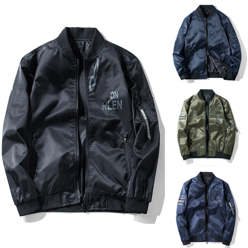 

2021 Man Jackets Outerwear MA1 Flight Pilot Bomber Jacket Men Women Designer Windbreaker Baseball Wintercoat Mens Clothing Size M-7XL Wear o, Black;brown
