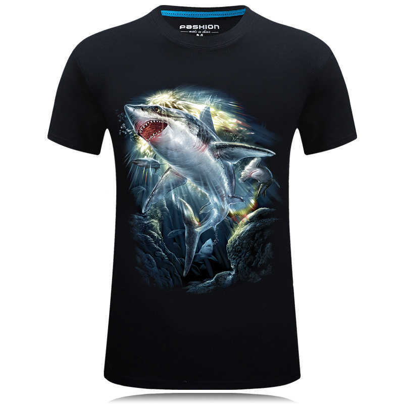 2020 summer 3D printing personalized men&#039;s T-shirt trend men&#039;s short sleeve t-shirt men&#039;s large T-shirt-image-703678849