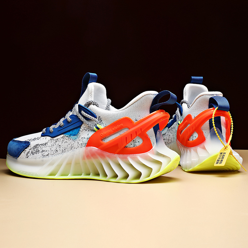 

Men Shoes Blade Sneakers Breathable Running Shoes Outdoor Sport trendy Men's sneakers Walking Jogging Shoes zapatillas de deporte, Black