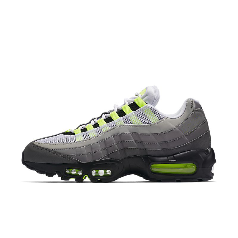 

2021 Undefeated 95 OG Neon Mens Running Shoes Triple White Black Laser Blue 95s Metallic Gold Silver Bullet Anniversary Sole Grey Sports Trainers Sneakers, 12
