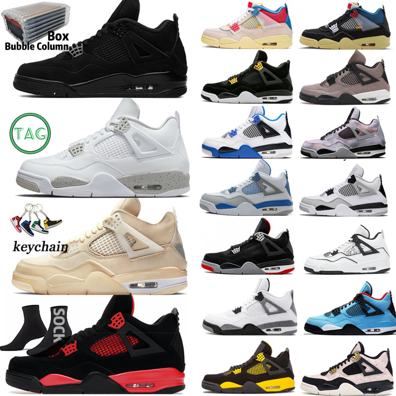 

Sail Oreo Black Cat 4 4s Mens Basketball Shoes Bred University Blue Fire Red Thunder White Cement Infrared Lighnting Military Grey Men Sports Women Sneakers Trainers, #42