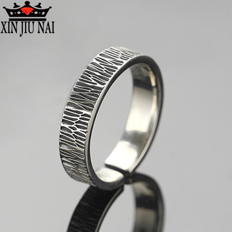 

Cluster Rings Arrivals Reach The Internet Celebrities With Same Personality Creative Retro Exquisite Luxury Men's Open Ring, Golden;silver