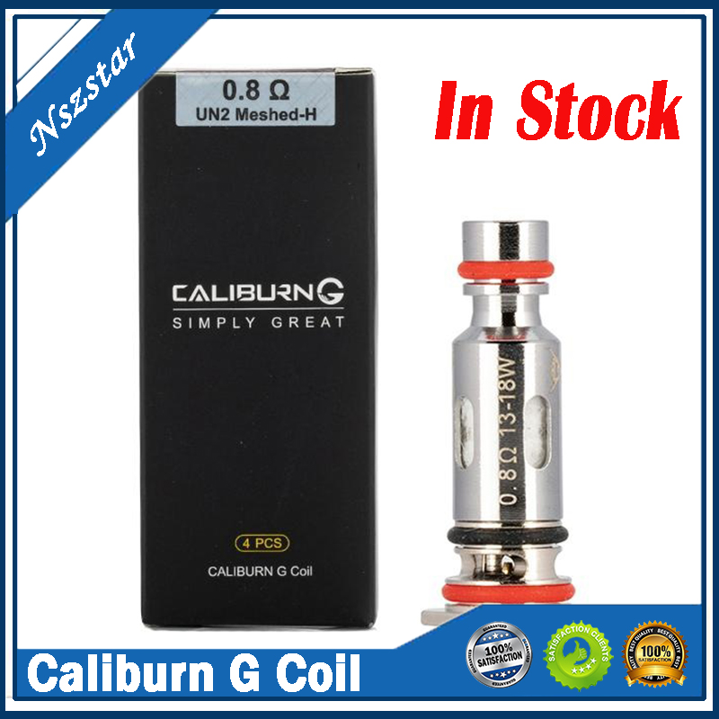 

Caliburn G Coil E Cigarette 1.0Ohm Mesh 0.8Ohm UN2 Meshed-H Replacement Coils Head For Pod System Kit