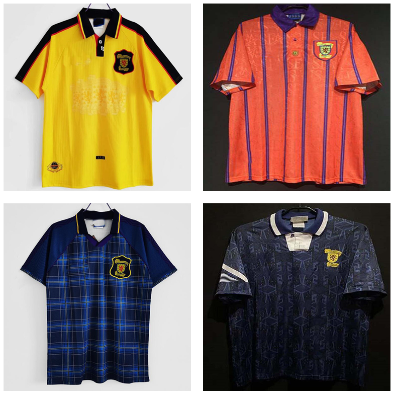 

1978 1986 1982 WC Scotland Retro Soccer Jersey 2021 1991 1992 1993 1998 1999 1988 1989 91 92 93 94 95 96 98 99 00 classic football Shirt QQ, Black;yellow
