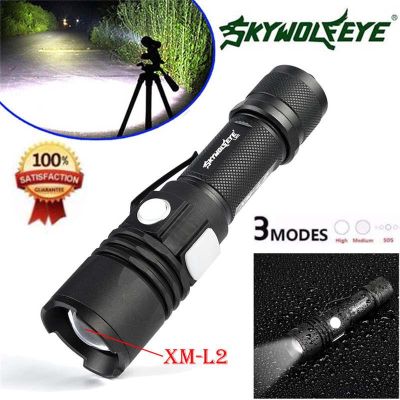 

Charging Rechargeable Torch Zoom Lamp Light Multifunctional Family Outdoor Travel Lighting #4A11 Flashlights Torches