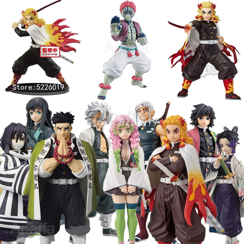 

20cm Kimetsu No Yaiba Anime Figure VIBRATION STARS Rengoku Kyoujurou Figure ARTFX J Demon Slayer Agatsuma Zenitsu Figurine Toys 1025, 15cm no retail box