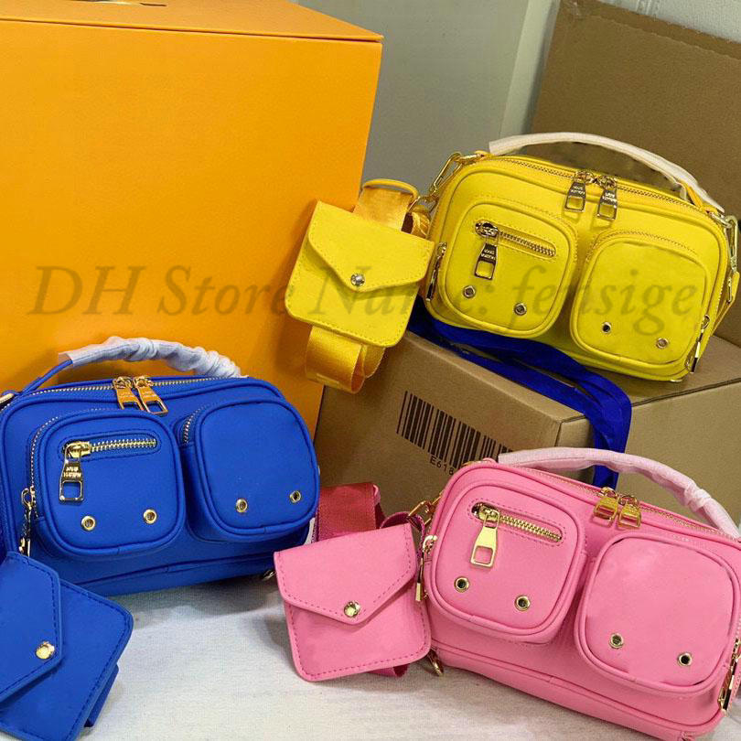 

UTILITY CROSSBODY 2set Designer Waist Bag Belt Messenger Bags Monograms Embossed Handle Handbags Multiple Zipped Pockets Coin Purse, Customize