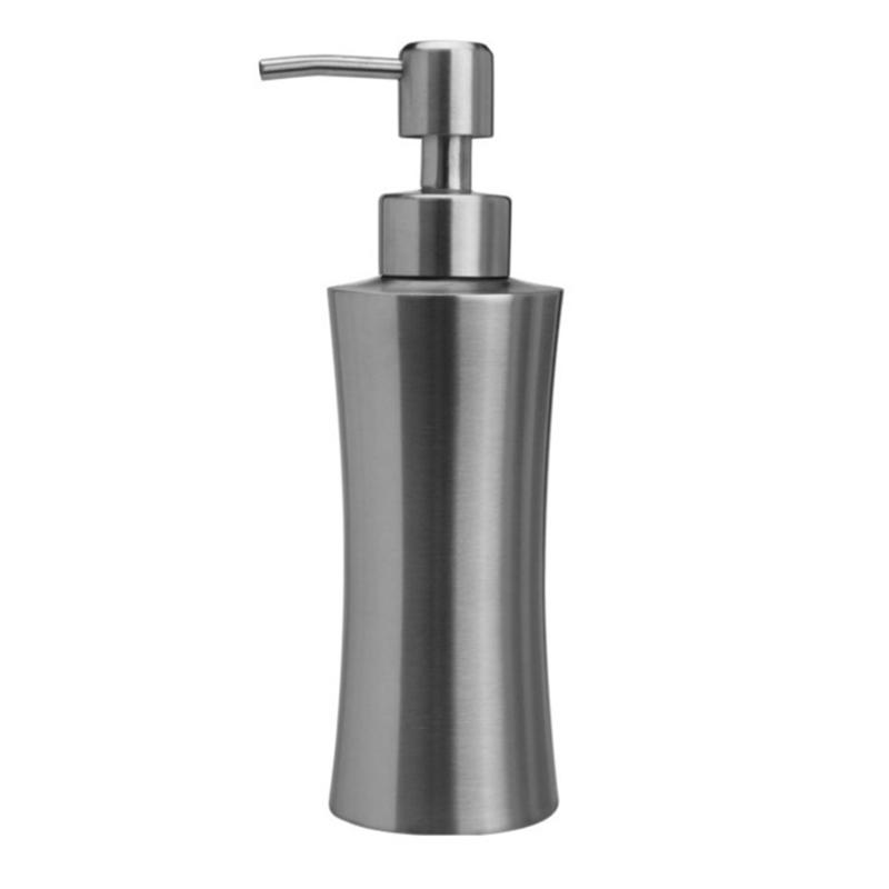 

Liquid Soap Dispenser 304 Stainless Steel And Countertop Lotion Bottle Hand Wash Pump -