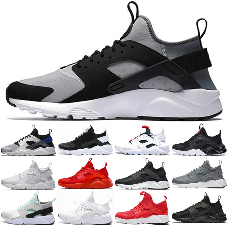 

Huarache 4.0 4 1.0 Classical Triple White Black Red Outdoor Shoes men women Huaraches sports Sneaker trainers shoe 36-45, As shown 4