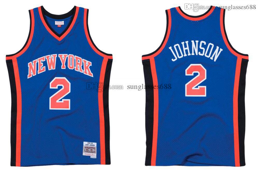 

Stitched Larry Johnson Jersey S-6XL Mitchell & Ness 1998-99 Mesh Hardwoods Classics retro basketball jerseys Men Women Youth