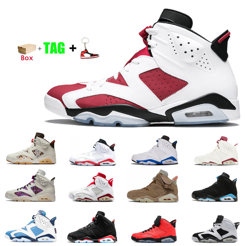 

Carmine Basketball shoe 6 jumpman 6s Triple Black Infrared UNC men women PE Millennial Pink Sports Shoes Trainers Sneakers 40-47, #17 alternate