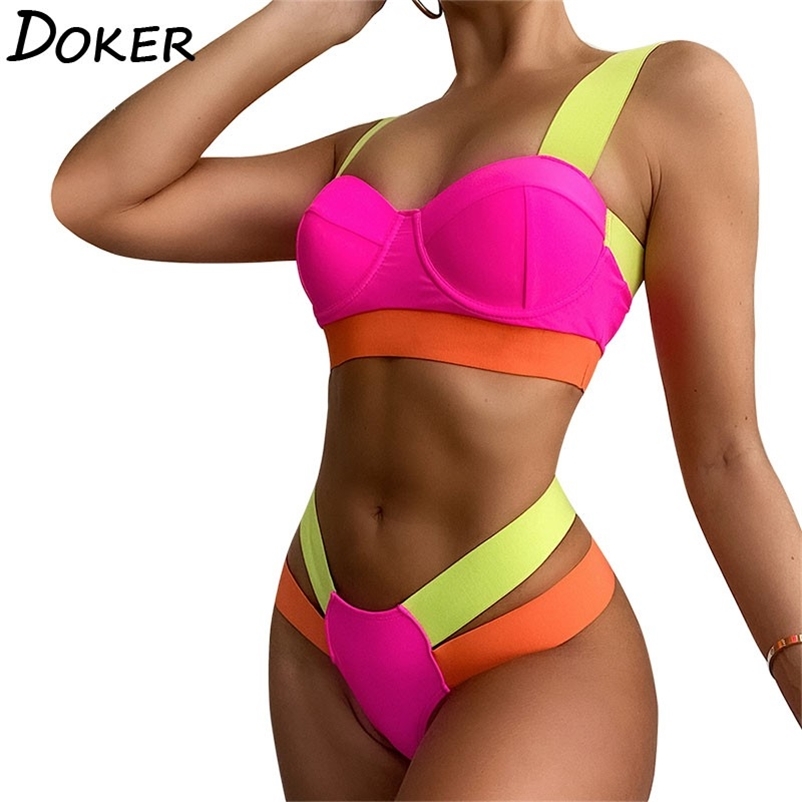 

Sexy Push Up Mini Bikini Set Women Summer Low Waist Swimwear Brazilian Bathing Suit Swimsuit Female Beach Biquini 210604, Black