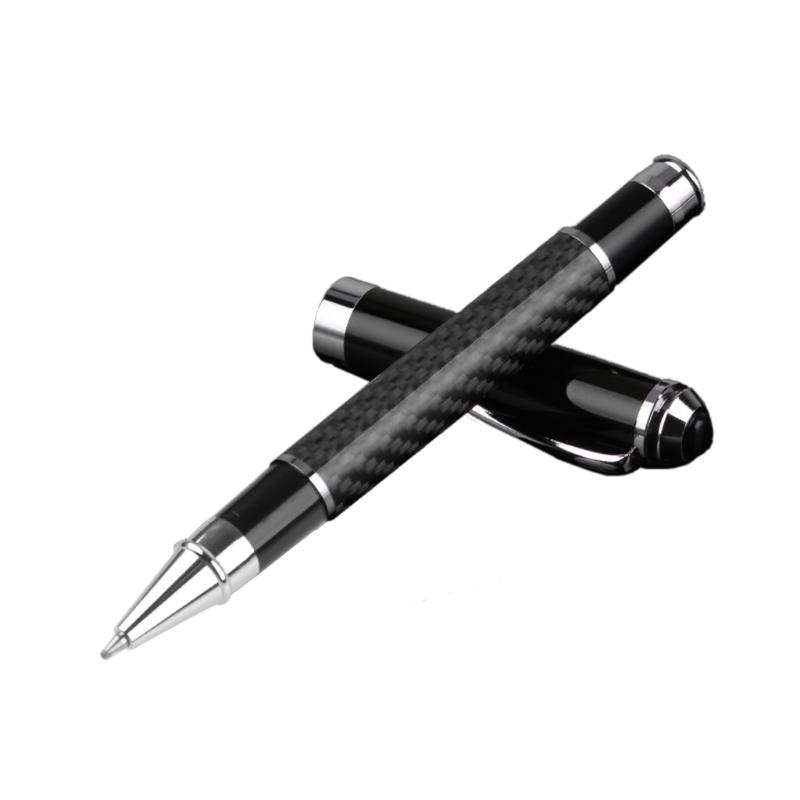 

Ballpoint Pens Carbon Fiber Signature Gel Pen Black Ink Business Writing Stationery