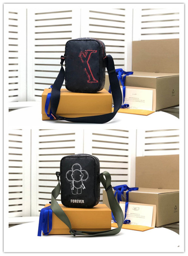 

designer luxury upside down kim jones eclipse split multiple mini danube m43677 m43678 messenger shoulder bag size 22167cm new, Don't pay it