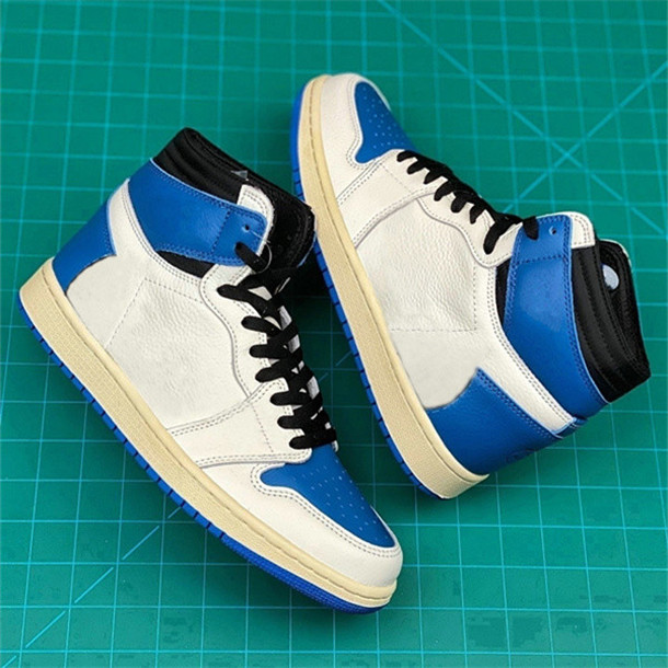 

Military Blue High SP Mens Shoe White Black Outdoor Sports Sneakers Trainers Fragment Casual shoes