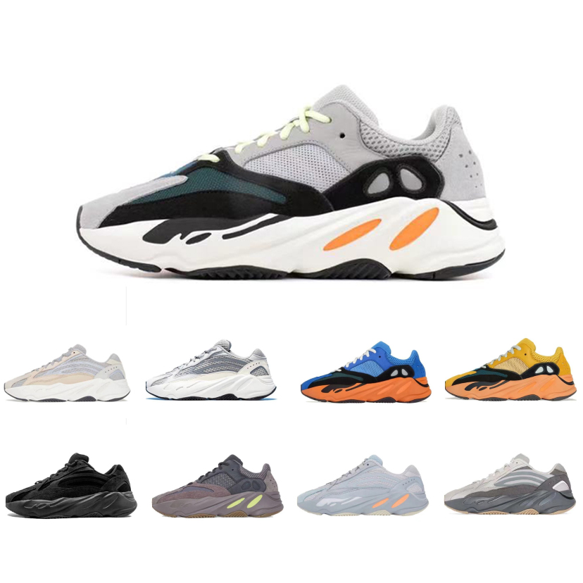 

700 OG Solid Grey Running shoes V2 Inertia Hospital Blue Geode Static Cream Sun Bright Carbon Salt Analog Utility Wave Runner reflective men women sneakers, 09