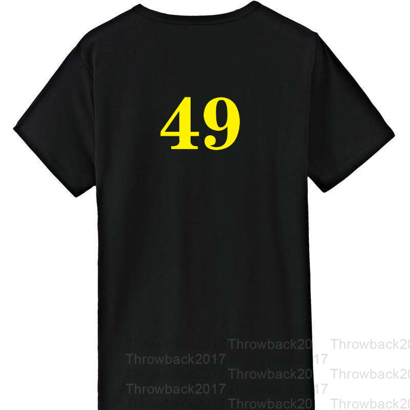 

No49 black II T-shirt Commemorative Exquisite Embroidery High Quality Cloth Breathable Sweat Absorption Professional Production