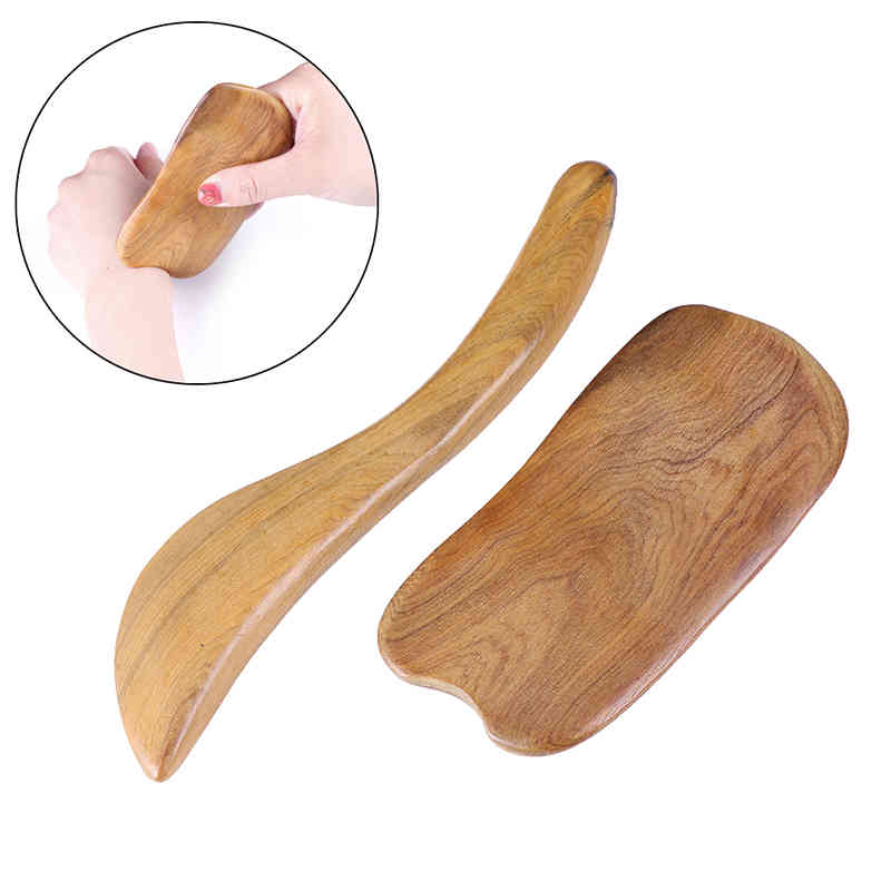 Sandalwood GuaSha Board Massage Scraper guasha Plates Body Care Massage Tool For Body Back Arm-image-692161549