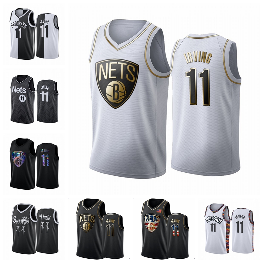 

Brooklyn Nets MEN Kyrie Irving #11 Association Basketball Jersey, Black