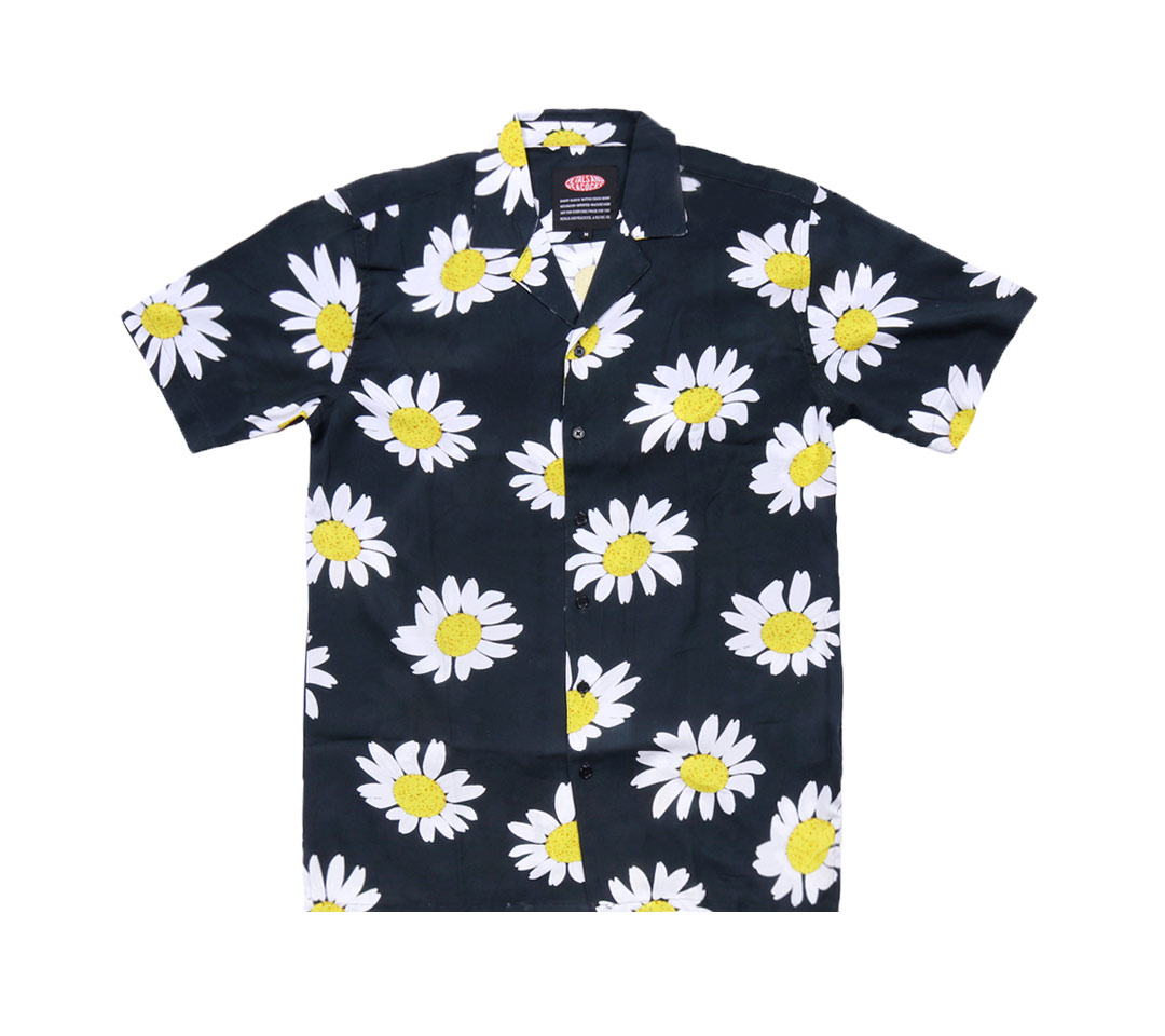 

Mens Desighner T Shirts DREW Hawaii Sunflower Daisy Casual Shirt Short Sleeve T-shirt Top Fashion Male Clothing, As pic
