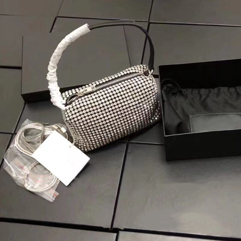 

Top Quality Women's Designer Luxurys bags Bling Buling Ladies Shoulder Bags Dinner rhinestone fashion Handbag
