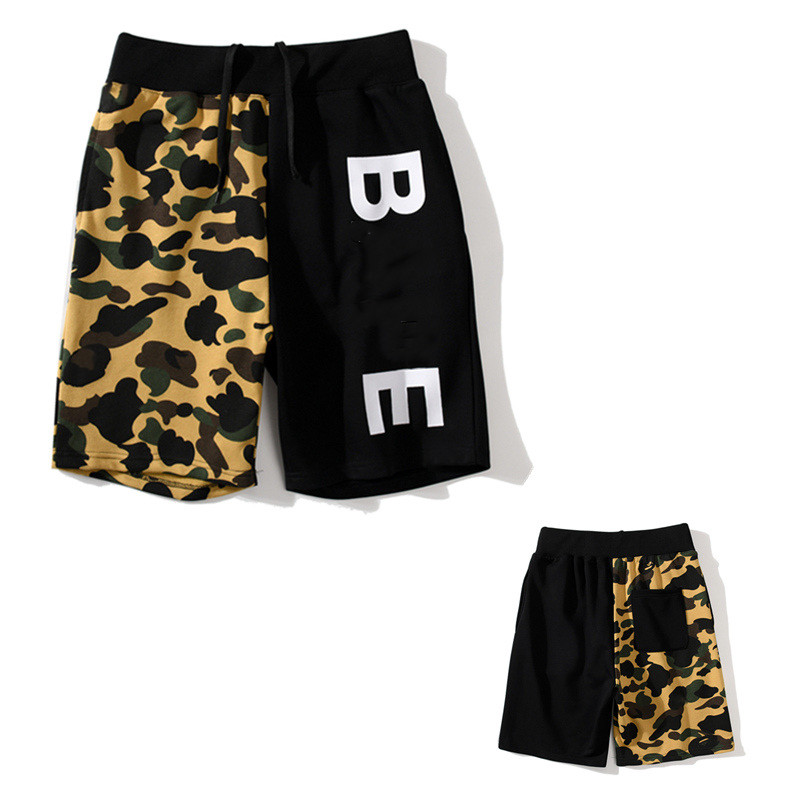 

2021 Women shorts Men Casual Summer pants Letter Print Womens Top Trendy Male High Quality Streetwear Luminous Shark with box, White;black