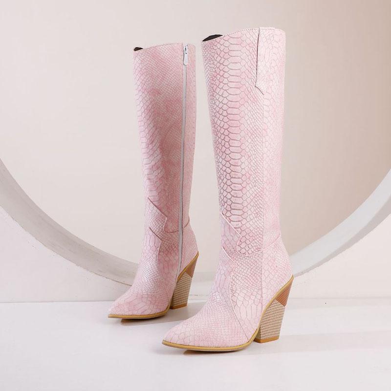 

Boots Plus Size 44-48 Knee High Women Customized Large Autumn Winter Women's Wedge Heels Shoes for Woman WSH3739 0KP9, Blue