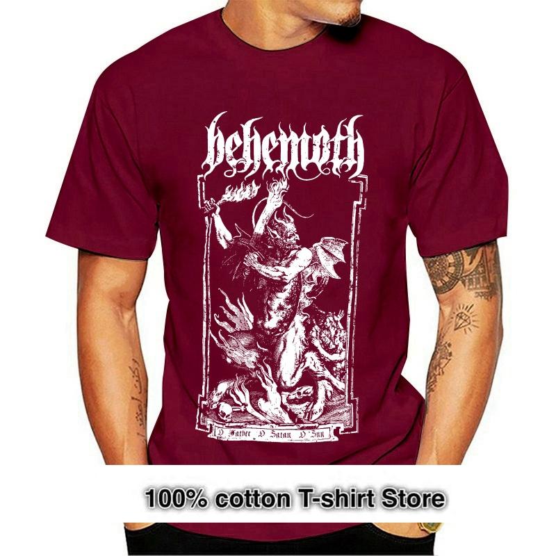 

Men' T-Shirts Behemoth Men O Father T Shirt Black Printed Cotton Style Fashion 2021 Top Tee Mens Plus Size, Blackmenx137157