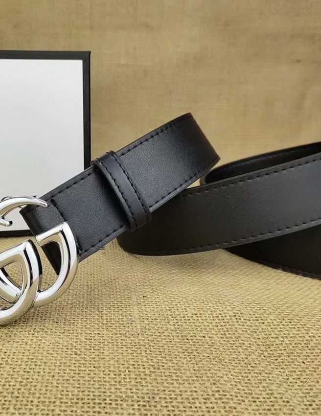 

2021 Fashion Big Buckle Genuine Leather Belt no Box Designer GG&#13men Women High Quality Mens Belt, Black;brown
