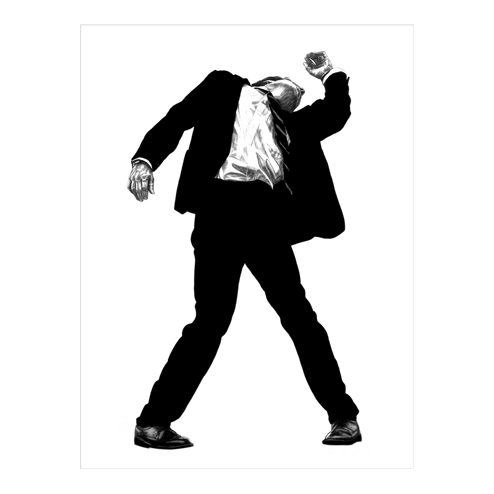 Robert Longo Men In The Cities Painting Poster Print Home Decor Framed Or Unframed Photopaper Material-image-695225727