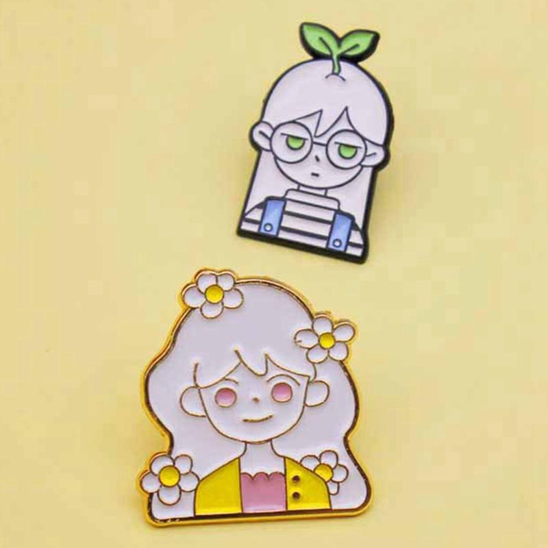 

Pins, Brooches Good Friend Lovely Girl Enamel Pin Sister Lapel Brooch Badge Jewelry Gifts From Friends, Gray