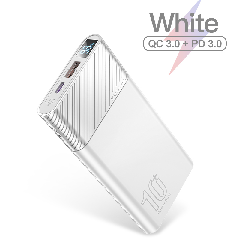 

Cell Phone Power Banks de potência 10000 mah qc pd 3.0 poverbank carregamento rápido powerbank 10000mah usb carregador bateria externa for xiaomi mi 10